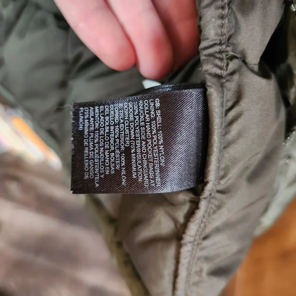 The North Face Olive Green Extra Long Puffer Jacket - Picture 4 of 5